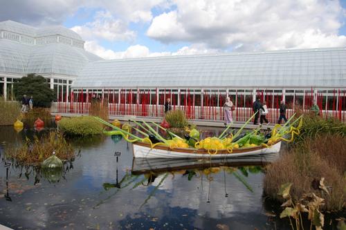 Chihuly glass at the New York Botanical Garden